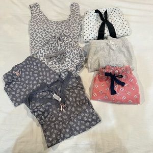 LOT/2 SLEEP SHORT SETS & 3 SLEEP SHORTS